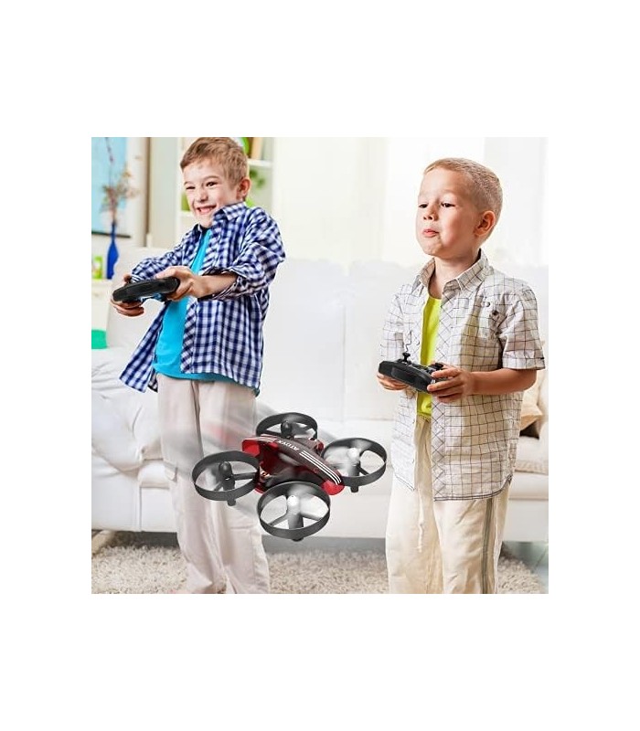 Mini Drone ATOYX para crianças e iniciantes, Nano Helicóptero Quadcóptero Portátil Interno com Pairação Automática, Modo Sem Cab