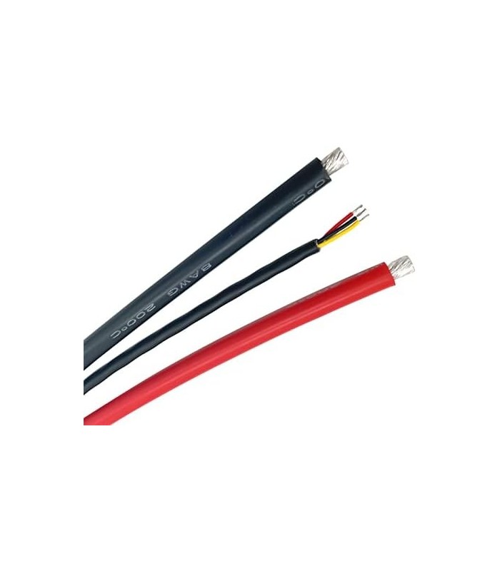 FLY RC AS150U 70A Conector de plugue banhado a cobre Cabo adaptador de resistência para drone de corrida FPV Modelo Cabo de bate
