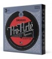 DAddario Guitar Strings - Pro-Arte Classical Guitar Strings - EJ45TT-3D Dynacore - Envoltório banhado a prata, Dynacore composto