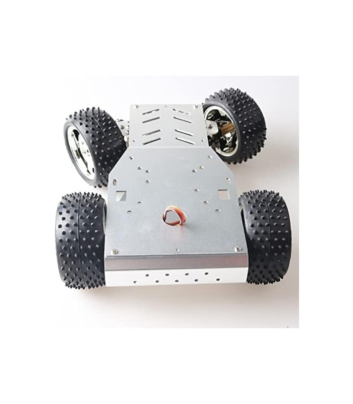 SmaringWing Premium Open Source Smart Robot Chassis Car, Metal Frame 4WD STM Steering Car Model Steering Gear STM32 Model Roboti