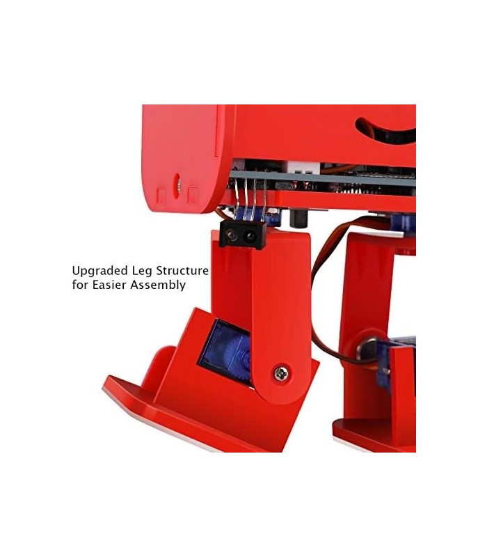 Kit de robô bípede ELEGOO Penguin Bot compatível com projeto Arduino com tutorial de montagem, kit STEM para amadores, brinquedo