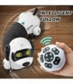Dollox Robot Dog Remote Control Dachshund Puppy, RC Robotic Interactive Walking Dancing Doggy Programável Electronic Pet Toy wit