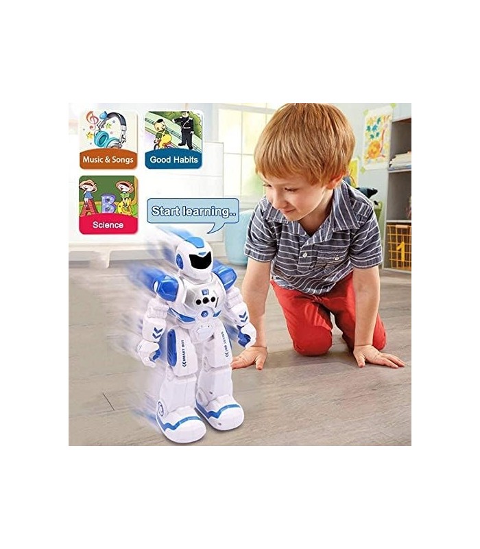 BEIWO Smart RC Robots for Kids, Programmable Robot Toy, Remote Control Robot for Boy Toys, Dance, Singing, Talking, Gesture Sens