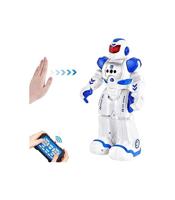 BEIWO Smart RC Robots for Kids, Programmable Robot Toy, Remote Control Robot for Boy Toys, Dance, Singing, Talking, Gesture Sens