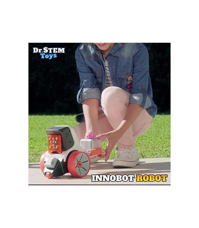 Dr. Brinquedos STEM Innobot Coding Robot Toy | Kit de ciência robótica para crianças de 8 anos ou mais | Habilitado para Bluetoo