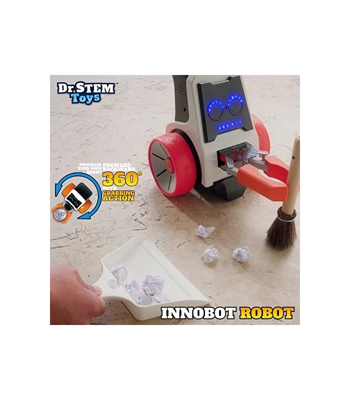 Dr. Brinquedos STEM Innobot Coding Robot Toy | Kit de ciência robótica para crianças de 8 anos ou mais | Habilitado para Bluetoo