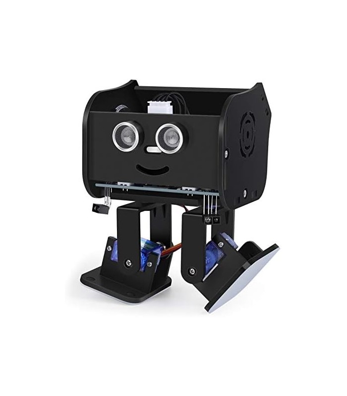 Kit de robô bípede ELEGOO Penguin Bot compatível com projeto Arduino com tutorial de montagem, kit STEM para amadores, brinquedo