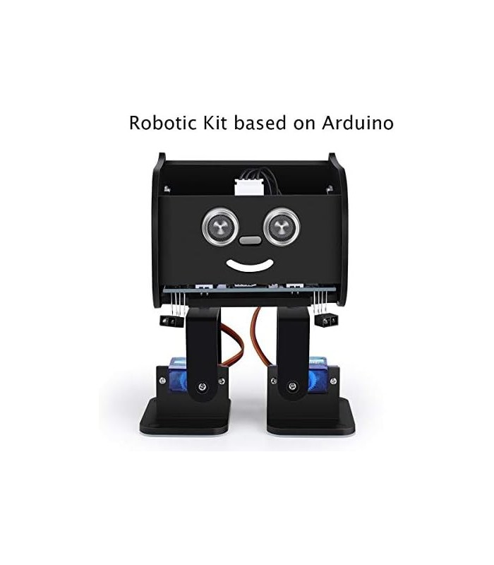 Kit de robô bípede ELEGOO Penguin Bot compatível com projeto Arduino com tutorial de montagem, kit STEM para amadores, brinquedo