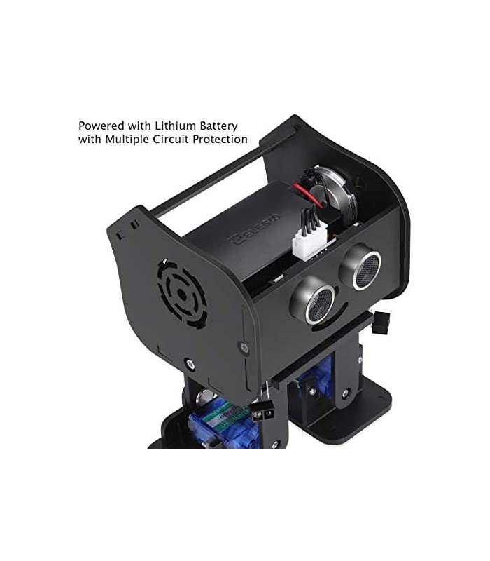 Kit de robô bípede ELEGOO Penguin Bot compatível com projeto Arduino com tutorial de montagem, kit STEM para amadores, brinquedo