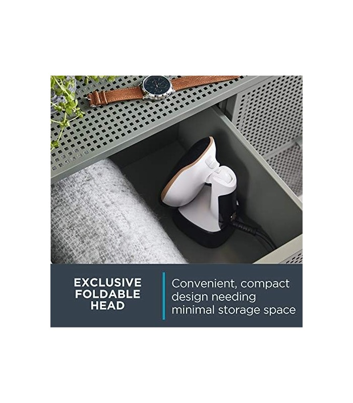 Rowenta ACCESSSTEAM Bolso Dobrável e Aquecimento Mais Rápido Vaporizador de Viagem Compacto, Branco