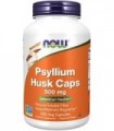 Suplementos NOW, Psyllium Husk Caps 500 mg, projeto não transgênico verificado, fibra solúvel natural, saúde intestinal *, 500 c