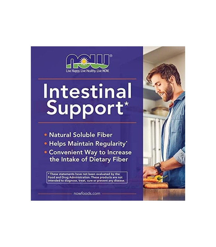 Suplementos NOW, Psyllium Husk Caps 500 mg, projeto não transgênico verificado, fibra solúvel natural, saúde intestinal *, 500 c