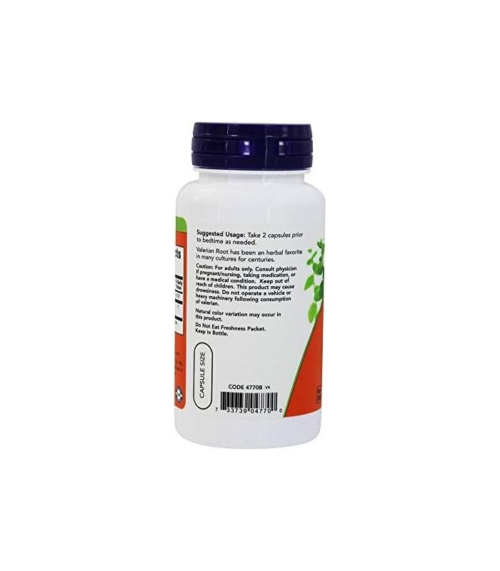 NOW Foods Raiz de Valeriana 500 mg, 100 unidades