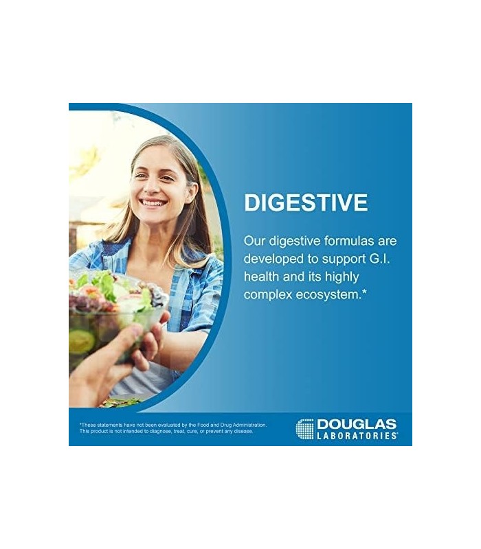 Douglas Laboratories Multi-Probiótico 40 Bilhões | Fornece probióticos e prebióticos para apoiar a microflora intestinal e a imu