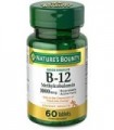 Vitamina B12 da Natures Bounty, Suplemento Vitamínico de Dissolução Rápida, Suporta Metabolismo Energético e Saúde do Sistema Ne