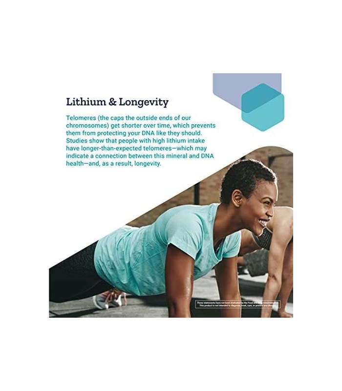 Life Extension Lithium 1000 mcg - para a saúde do cérebro, anti-envelhecimento e longevidade - memória e cognição, suplemento de