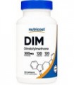 Nutricost DIM (Diindolylmethane) Plus BioPerine 300 mg, 120 cápsulas vegetarianas - Suprimento para até 4 meses, suplemento DIM