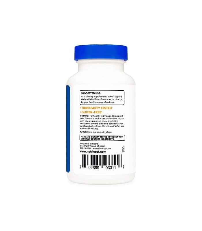 Nutricost DIM (Diindolylmethane) Plus BioPerine 300 mg, 120 cápsulas vegetarianas - Suprimento para até 4 meses, suplemento DIM