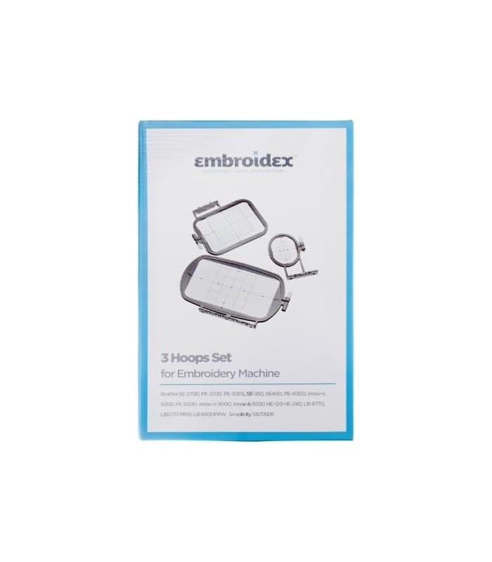 3 Aros para Brother NS1850D SE600 SE270D, PE535 PE 550D HE-120, Innov-ís 900D SE350 LB6770, LB6770 PRW, Innov-ís 950D, SE400, LB