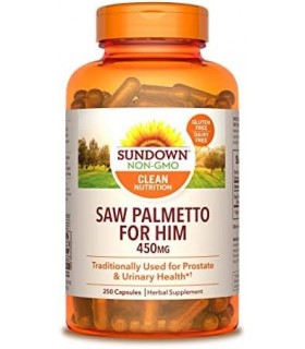 Sundown Saw Palmetto 450 mg, 250 cápsulas