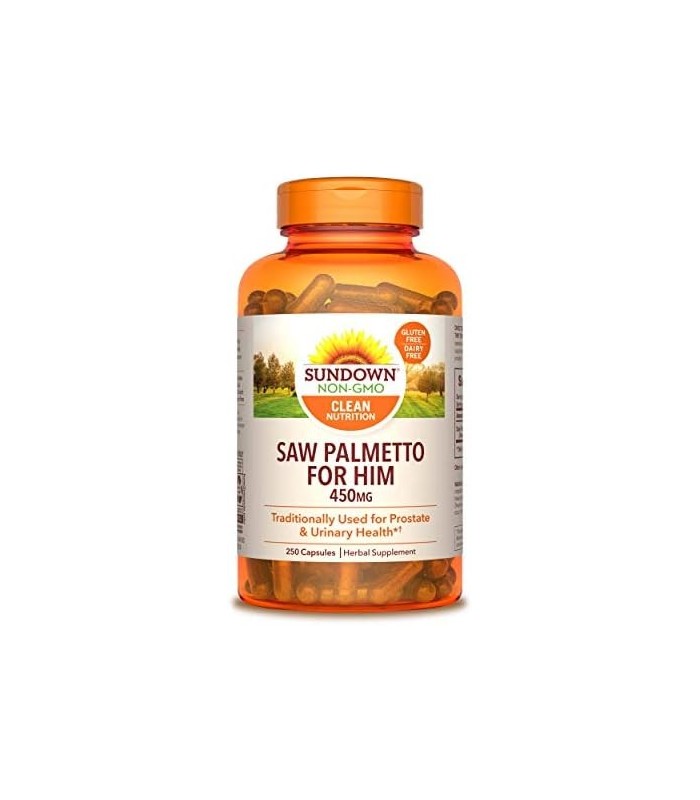 Sundown Saw Palmetto 450 mg, 250 cápsulas