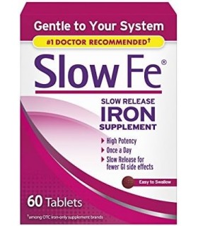 suplemento de ferro de 45 mg de Fe lento para deficiência de ferro, liberação lenta, potência, comprimidos fáceis de engolir - 6