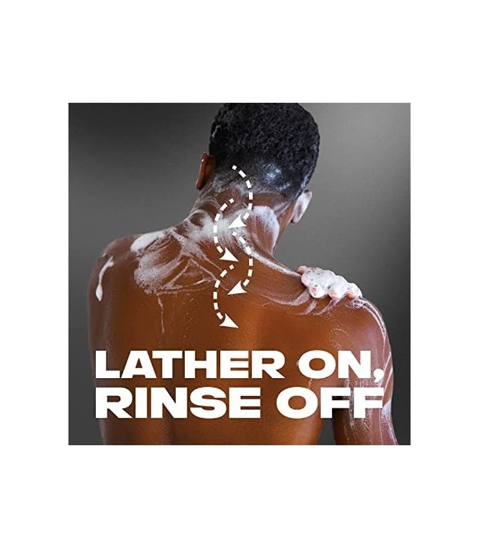 AXE Body Wash 12h Refreshing Scent Cleanser Black Frozen Pear and Cedarwood Mens Body Wash com 100 por cento de hidratantes à ba