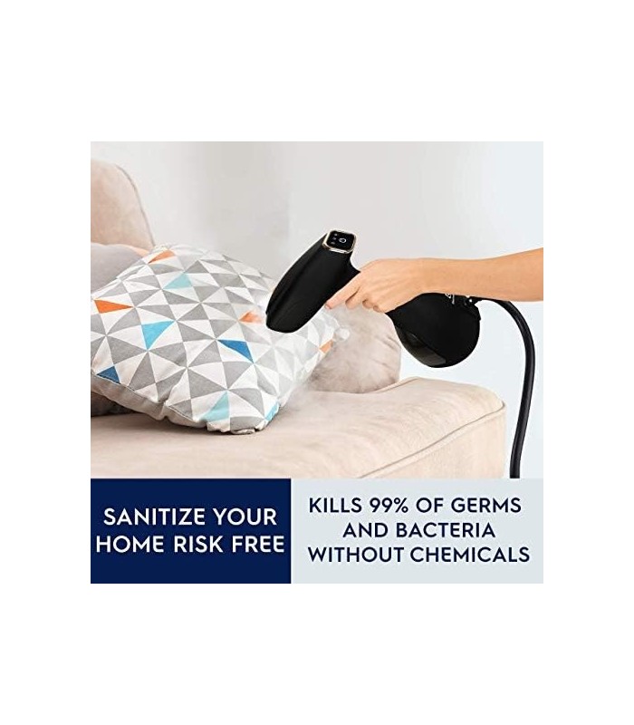 Vaporizador de tecido e vestuário portátil Electrolux 1500 Watts, bico de vapor de placa de cerâmica de aquecimento rápido, remo