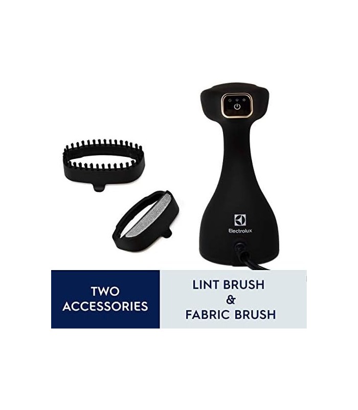 Vaporizador de tecido e vestuário portátil Electrolux 1500 Watts, bico de vapor de placa de cerâmica de aquecimento rápido, remo