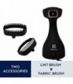 Vaporizador de tecido e vestuário portátil Electrolux 1500 Watts, bico de vapor de placa de cerâmica de aquecimento rápido, remo