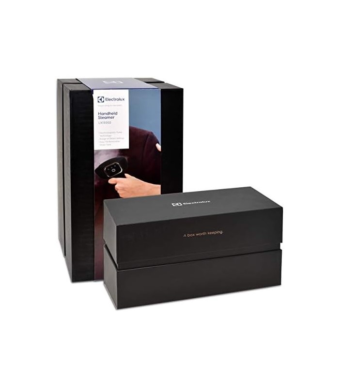 Vaporizador de tecido e vestuário portátil Electrolux 1500 Watts, bico de vapor de placa de cerâmica de aquecimento rápido, remo