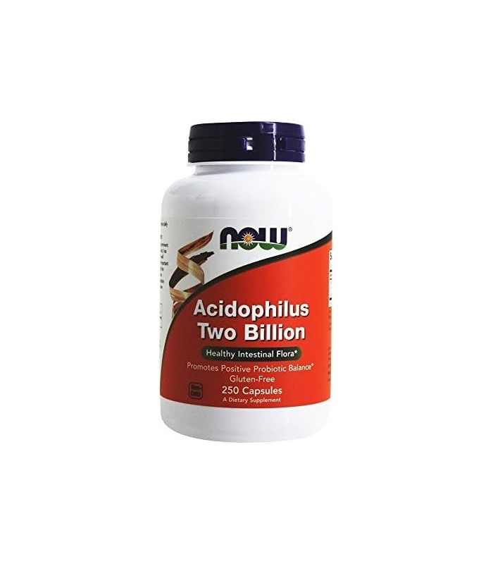 Now Foods Acidophilus 2 bilhões 250 cápsulas