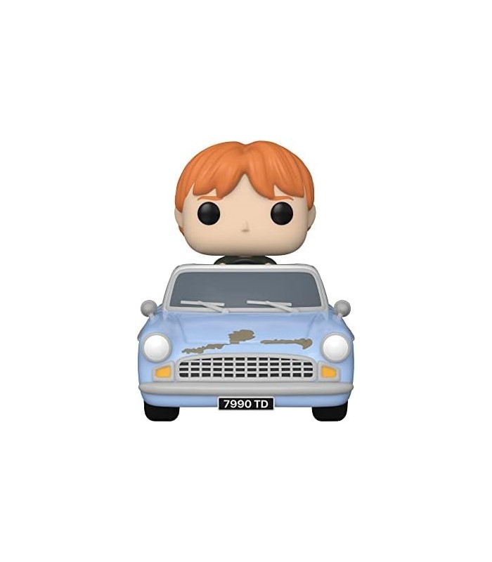 Funko Pop! Ride Super Deluxe: Harry Potter: Câmara Secreta 20º Aniversário - Ron Weasley em Carro Voador, Multicolorido