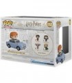 Funko Pop! Ride Super Deluxe: Harry Potter: Câmara Secreta 20º Aniversário - Ron Weasley em Carro Voador, Multicolorido