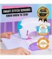 Cool Maker, Stitch øN Style Fashion Studio, Brinquedo de máquina de costura pré-enfiada com estampas de transferência de tecido