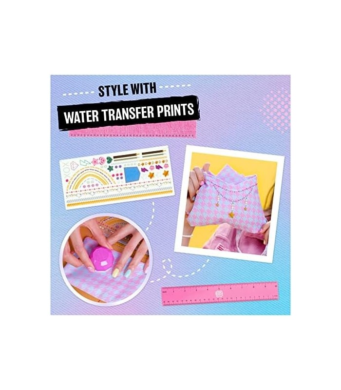 Cool Maker, Stitch øN Style Fashion Studio, Brinquedo de máquina de costura pré-enfiada com estampas de transferência de tecido