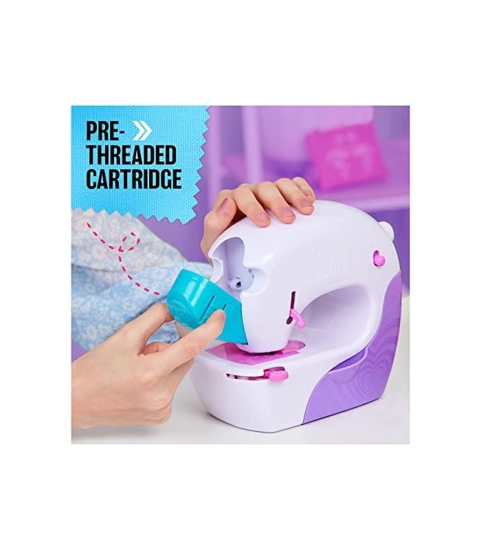 Cool Maker, Stitch øN Style Fashion Studio, Brinquedo de máquina de costura pré-enfiada com estampas de transferência de tecido