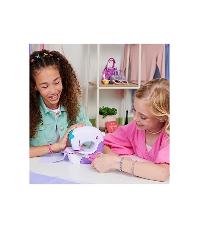 Cool Maker, Stitch øN Style Fashion Studio, Brinquedo de máquina de costura pré-enfiada com estampas de transferência de tecido