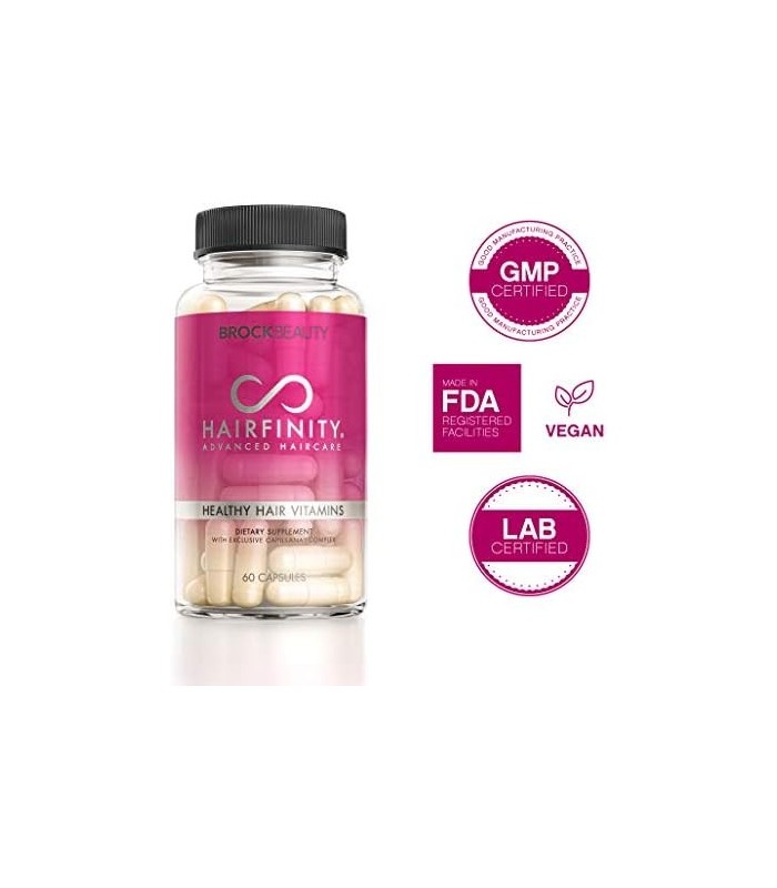 Hairfinity Hair Vitamins - Formulado cientificamente com biotina, aminoácidos, suplemento que ajuda a apoiar o crescimento do ca