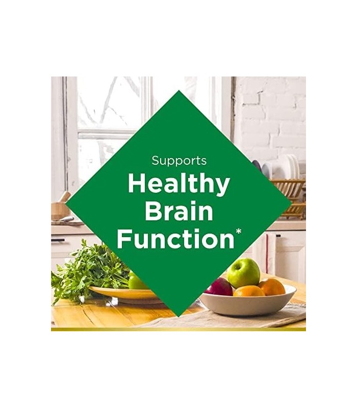 Natureøs Bounty Ginkgo Biloba Cápsulas 120mg, Suplemento de Suporte de Memória, Suporta Função Cerebral e Prontidão Mental, 100