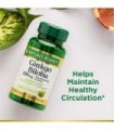 Natureøs Bounty Ginkgo Biloba Cápsulas 120mg, Suplemento de Suporte de Memória, Suporta Função Cerebral e Prontidão Mental, 100