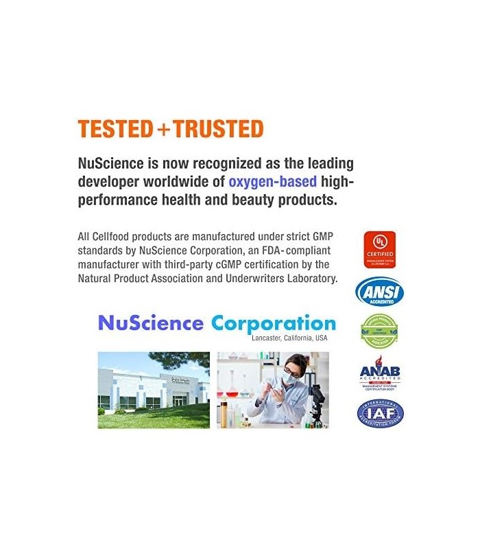 Cellfood Liquid Concentrate, 1 fl oz - Suplemento de Oxigênio + Nutriente - Suporta Sistema Imunológico, Energia, Resistência, H