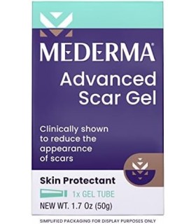 Mederma Advanced Scar Gel 1x Daily Reduz a Aparência de Velhas Novas Cicatrizes 1 Médico Farmacêutico Marca Recomendada para Cic