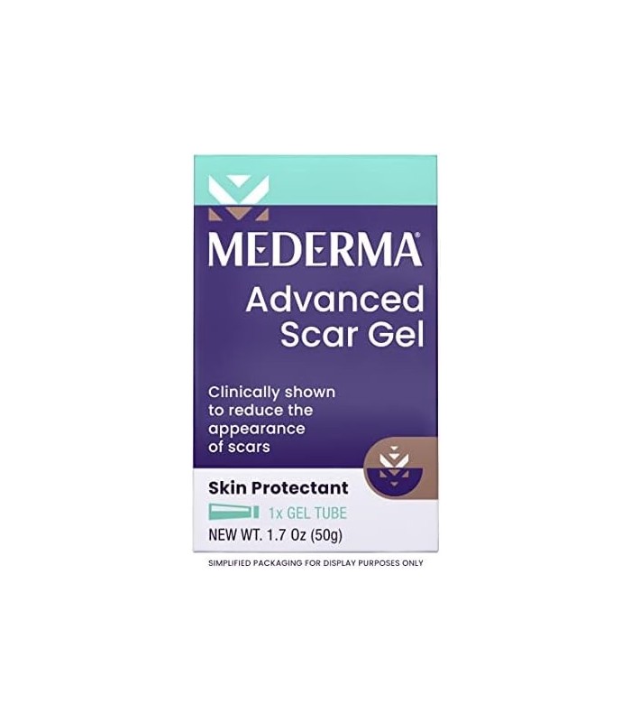 Mederma Advanced Scar Gel 1x Daily Reduz a Aparência de Velhas Novas Cicatrizes 1 Médico Farmacêutico Marca Recomendada para Cic