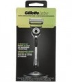 Gillette Mens Razor com barra esfoliante da GilletteLabs, kit de barbear para homens, inclui 1 alça, 2 refis de lâmina de barbea