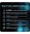 Vital Vitamins Multi Collagen Complex - Tipo I, II, III, V, X, Grass Fed, Non-GMO, 150 Cápsulas