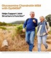 Doctors Best Glucosamine Chondroitin Msm com cápsulas OptiMSM, suporta estrutura articular saudável, função e conforto, não tran