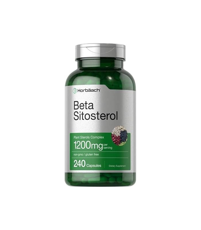 Beta Sitosterol 1200mg | 240 Cápsulas | Mega Força | Complexo de Esteróis Vegetais | Suplemento sem OGM e sem Glúten | por Horba