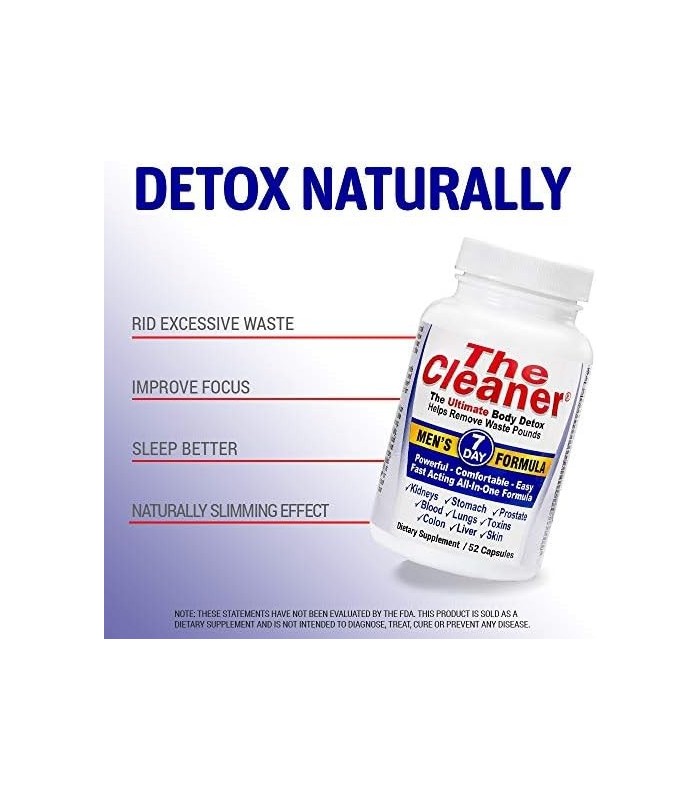 Century Systems The Cleaner 7Day Mens Formula Ultimate Body Detox (52 cápsulas)