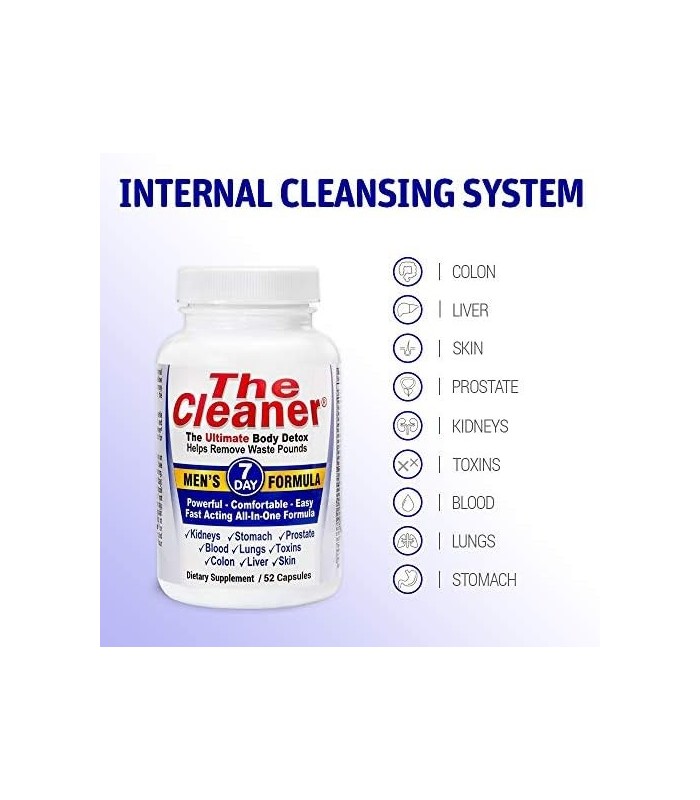 Century Systems The Cleaner 7Day Mens Formula Ultimate Body Detox (52 cápsulas)